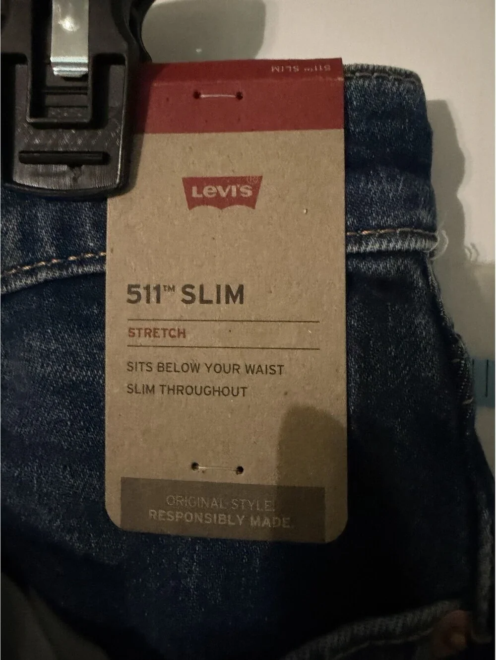 Levi’s 511 Slim Stretch Jeans Dark Wash W34 L30 NWT